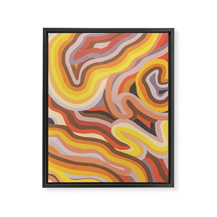 Marble #4 Framed Canvas Print Gallery Image 1