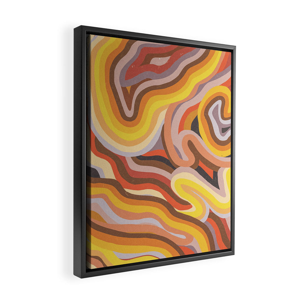 Marble #4 Framed Canvas Print Gallery Image 2