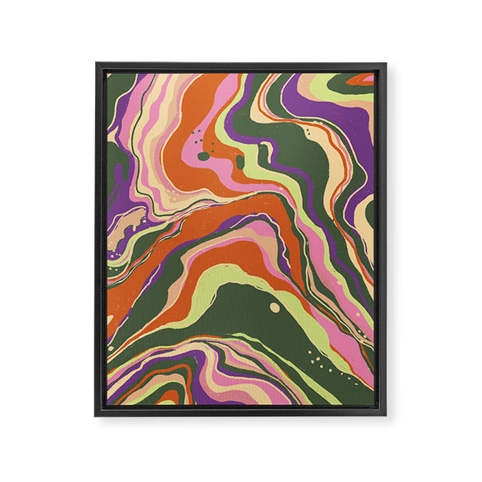 Marble abstraction II Framed Canvas Print Gallery Image 1