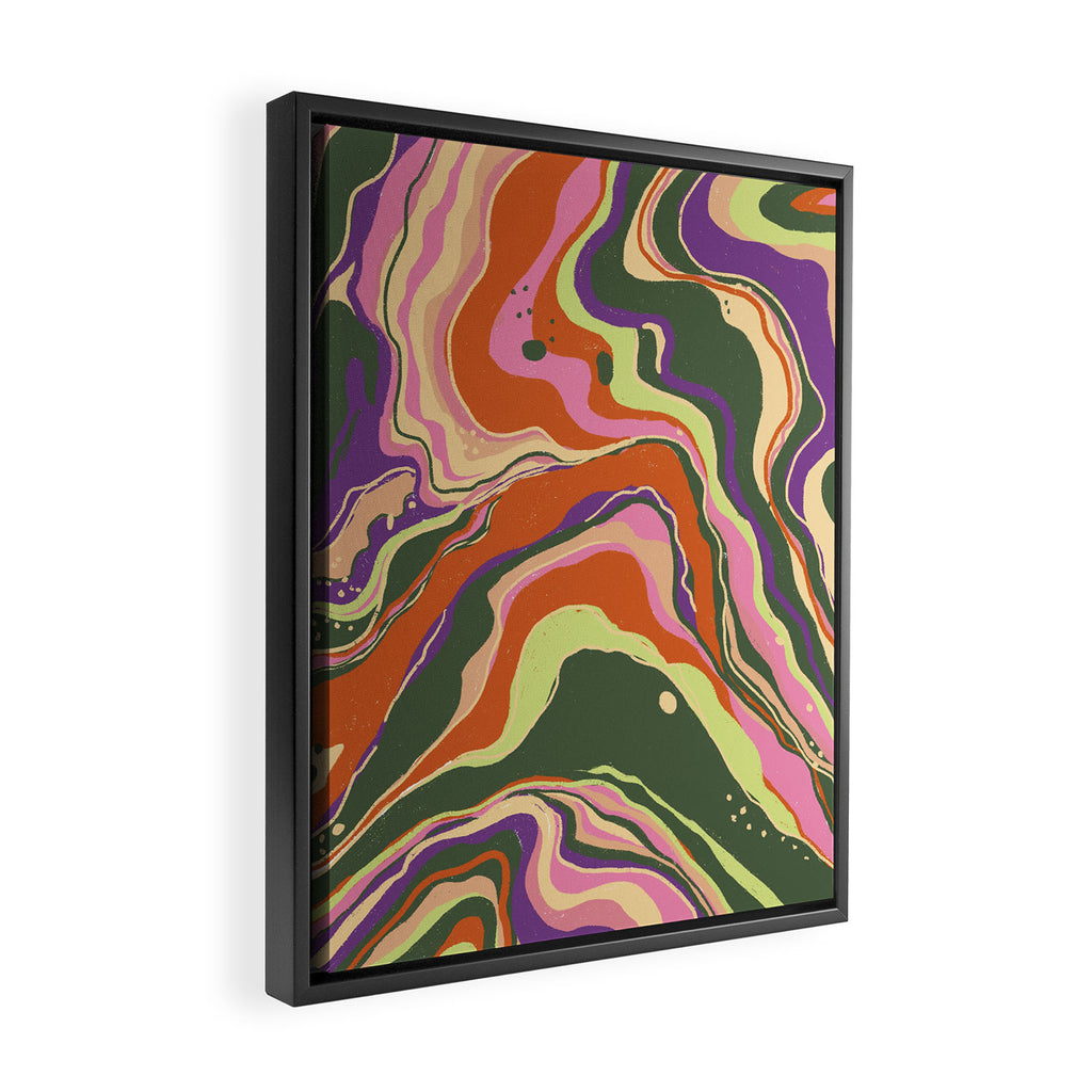 Marble abstraction II Framed Canvas Print Gallery Image 2