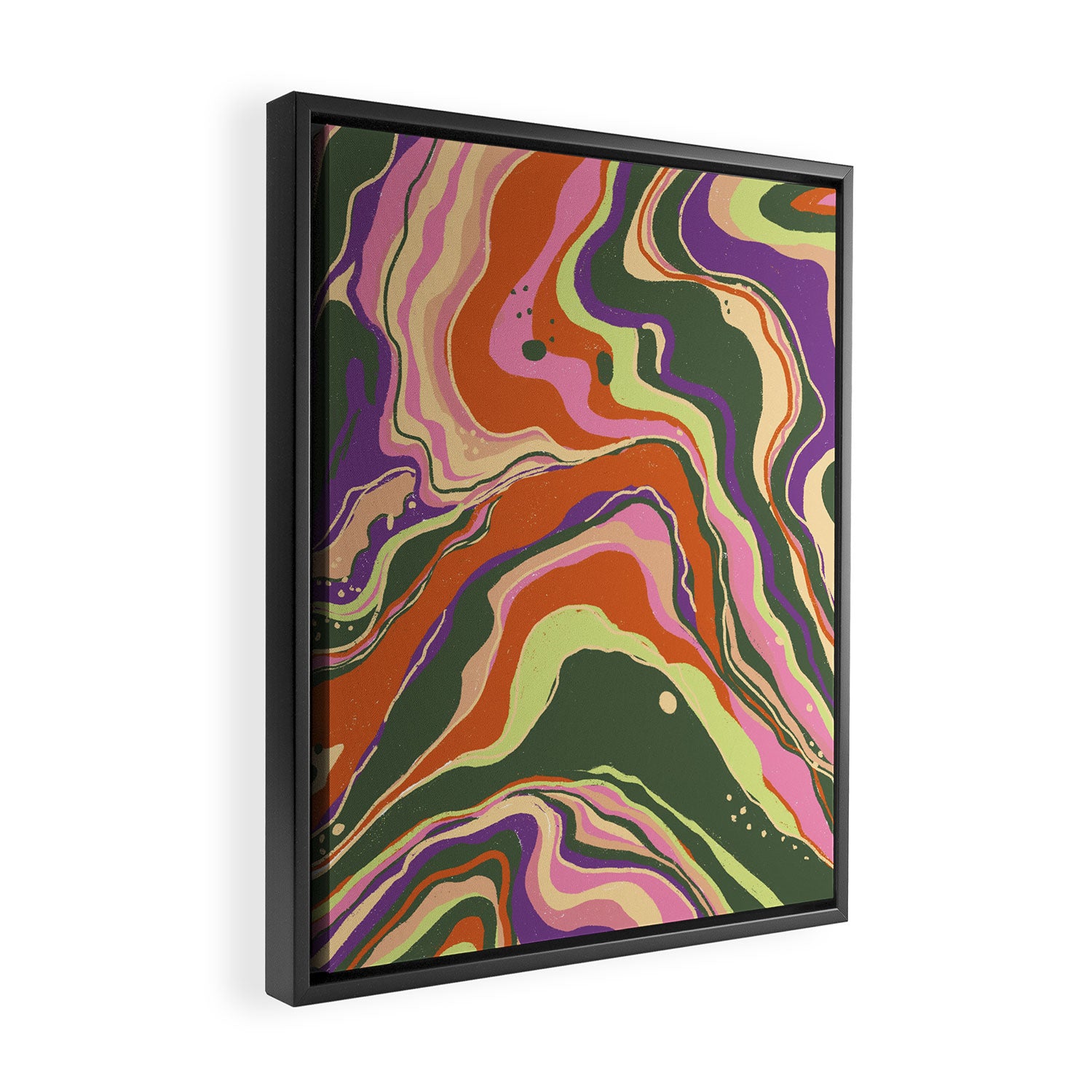 Marble abstraction II Framed Canvas Print Gallery Image 2
