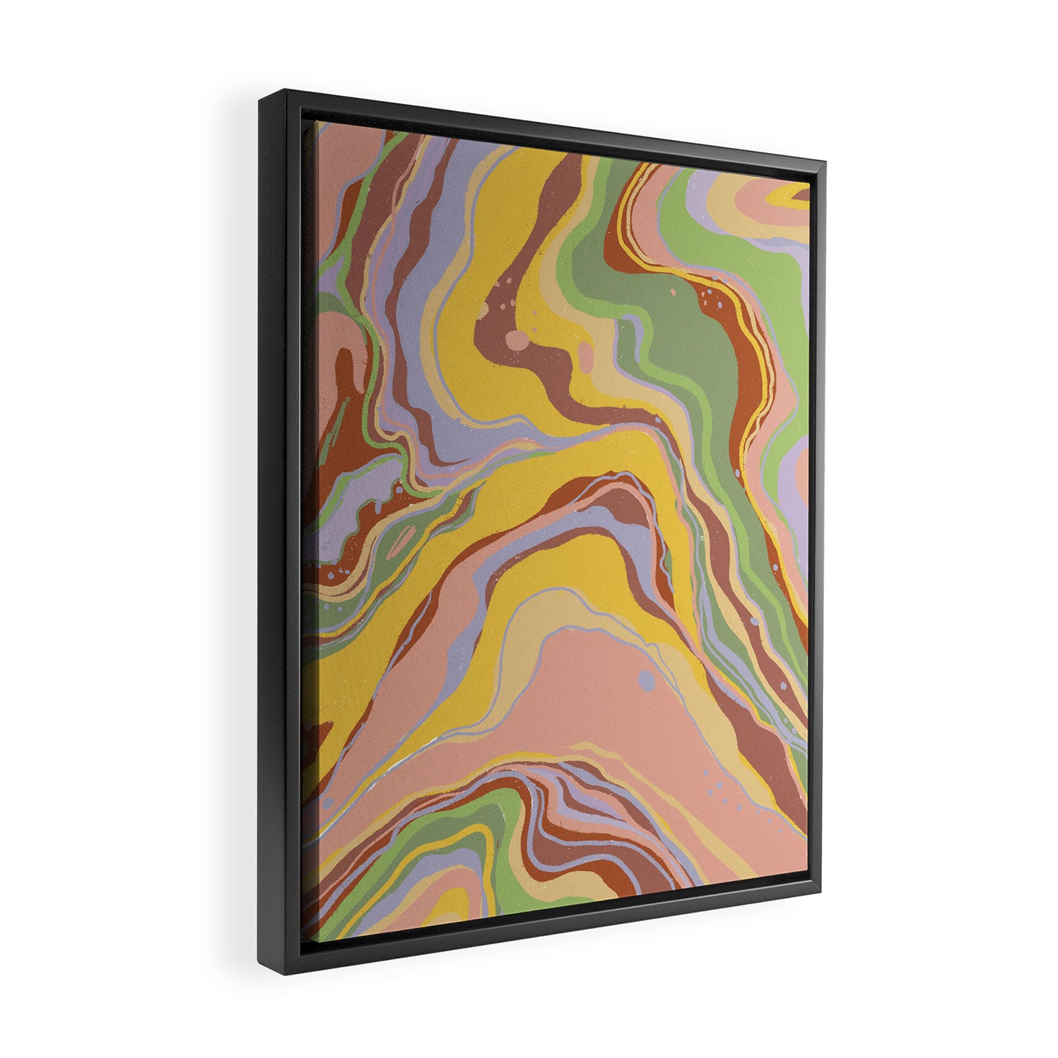 Marble abstraction IV Framed Canvas Print Gallery Image 2
