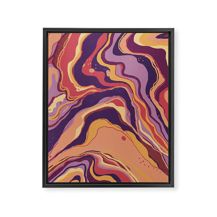 Marble abstraction V Framed Canvas Print Gallery Image 1