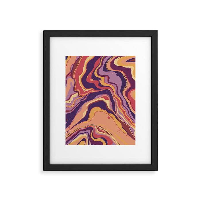 Marble abstraction V Framed Art Print Gallery Image 1