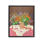 Meadow flowers bouquet Framed Canvas Print Gallery Image 8