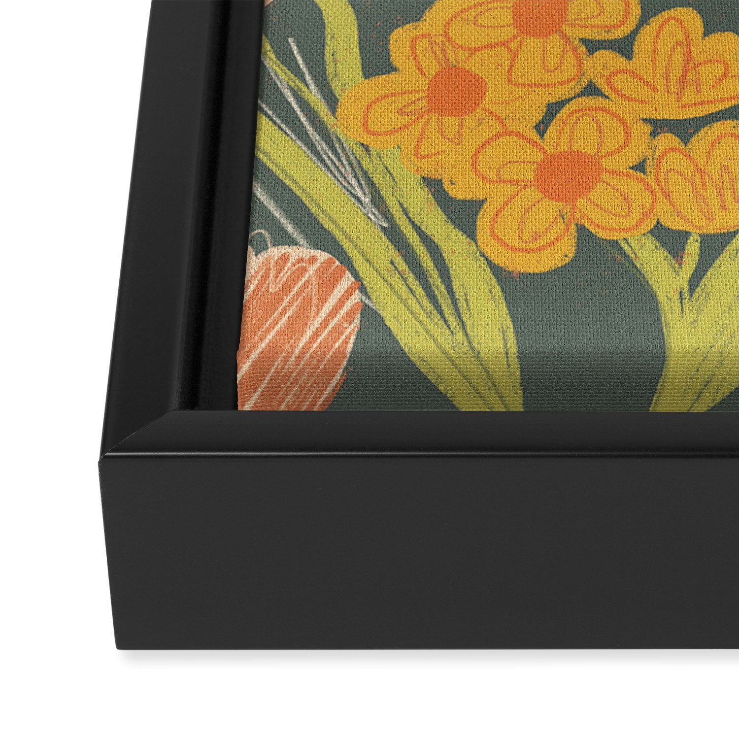 Meadow flowers Framed Canvas Print Gallery Image 3
