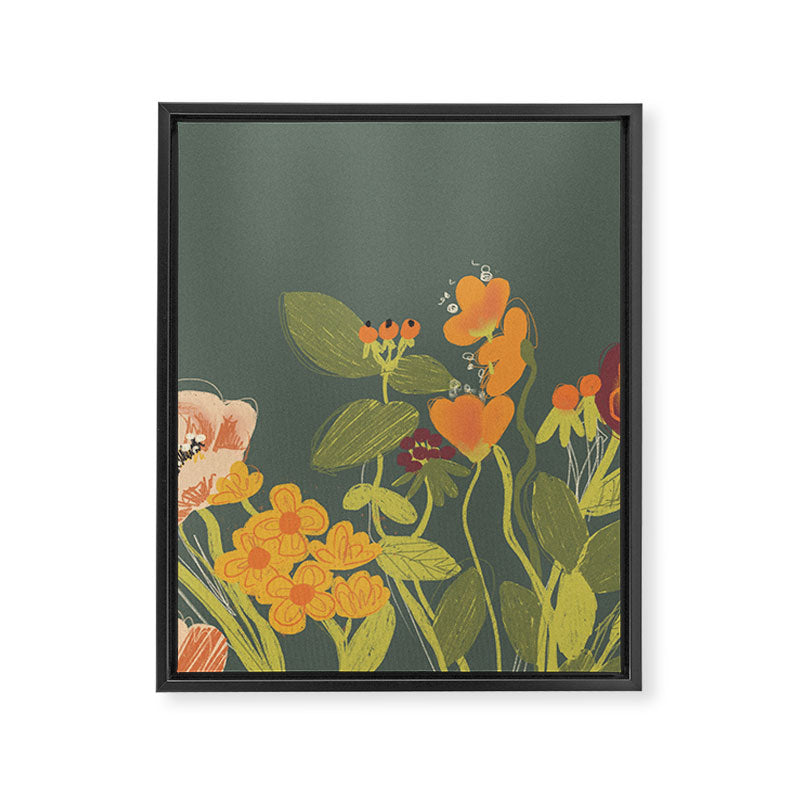 Meadow flowers Framed Canvas Print Gallery Image 8