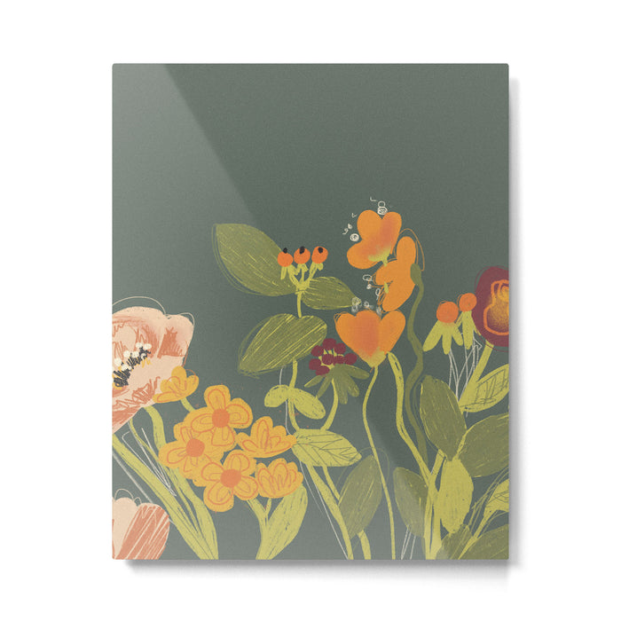 Meadow flowers Metal Print Gallery Image 1