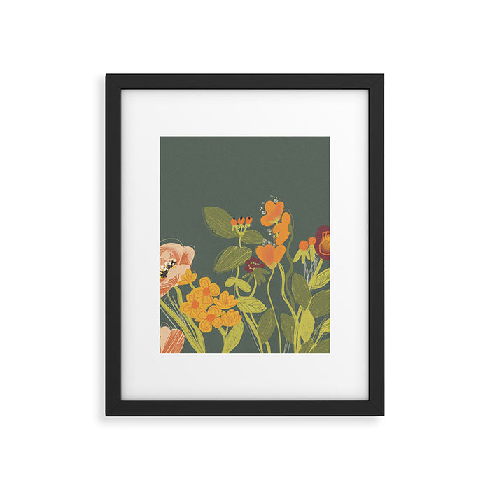 Meadow flowers Framed Art Print Gallery Image 1