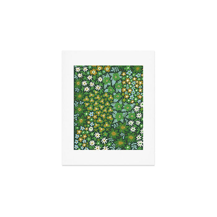 Meadow in green Art Print Gallery Image 1
