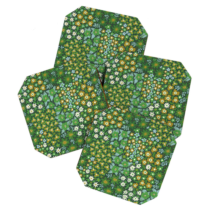Meadow in green Coaster Gallery Image 1