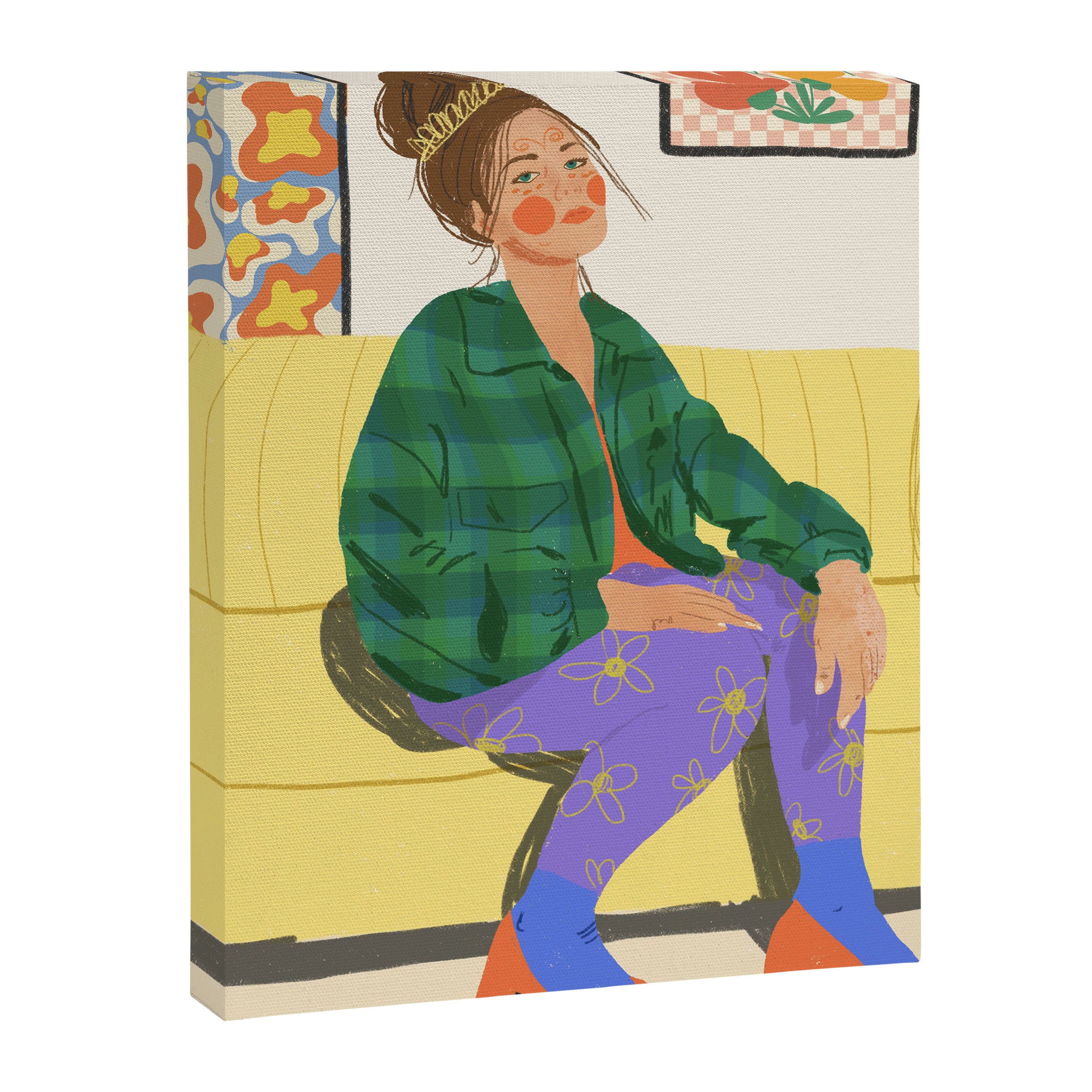 Messy bun Canvas Print Gallery Image 6