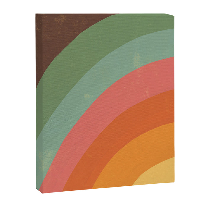 Mid century rainbow Canvas Print Gallery Image 1