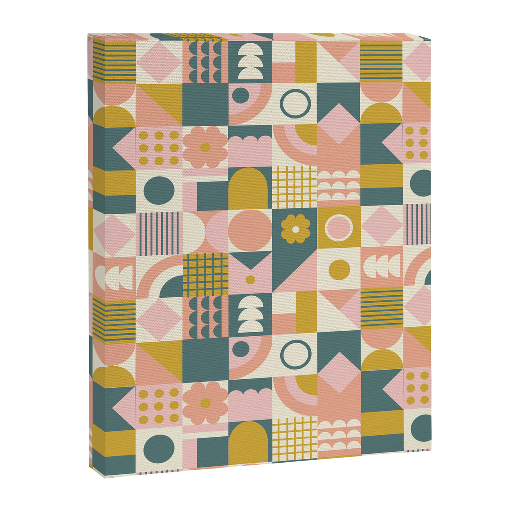 Mid Century Squares Canvas Print Gallery Image 8