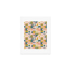 Mid Century Squares Art Print Gallery Image 1