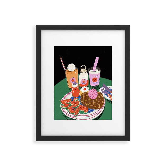 Milkshakes Framed Art Print Gallery Image 1
