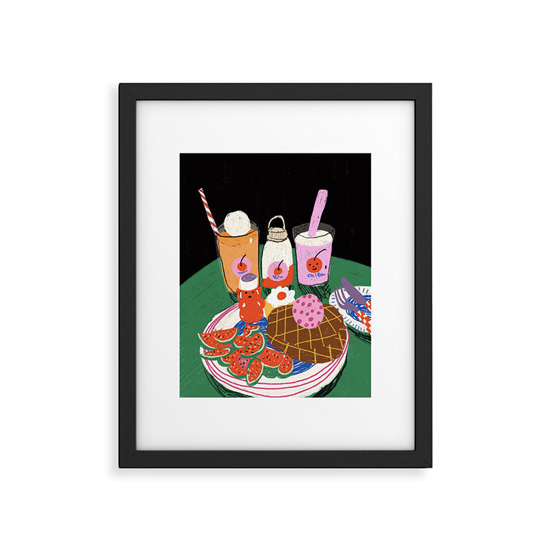 Milkshakes Framed Art Print Gallery Image 4