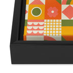 Mini puzzles Framed Canvas Print Gallery Image 3
