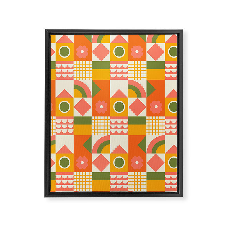 Mini puzzles Framed Canvas Print Gallery Image 8