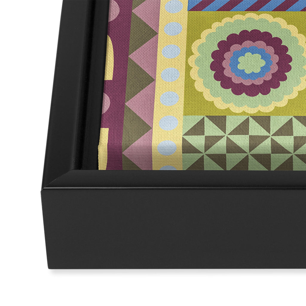 Modern craft composition Framed Canvas Print Gallery Image 3