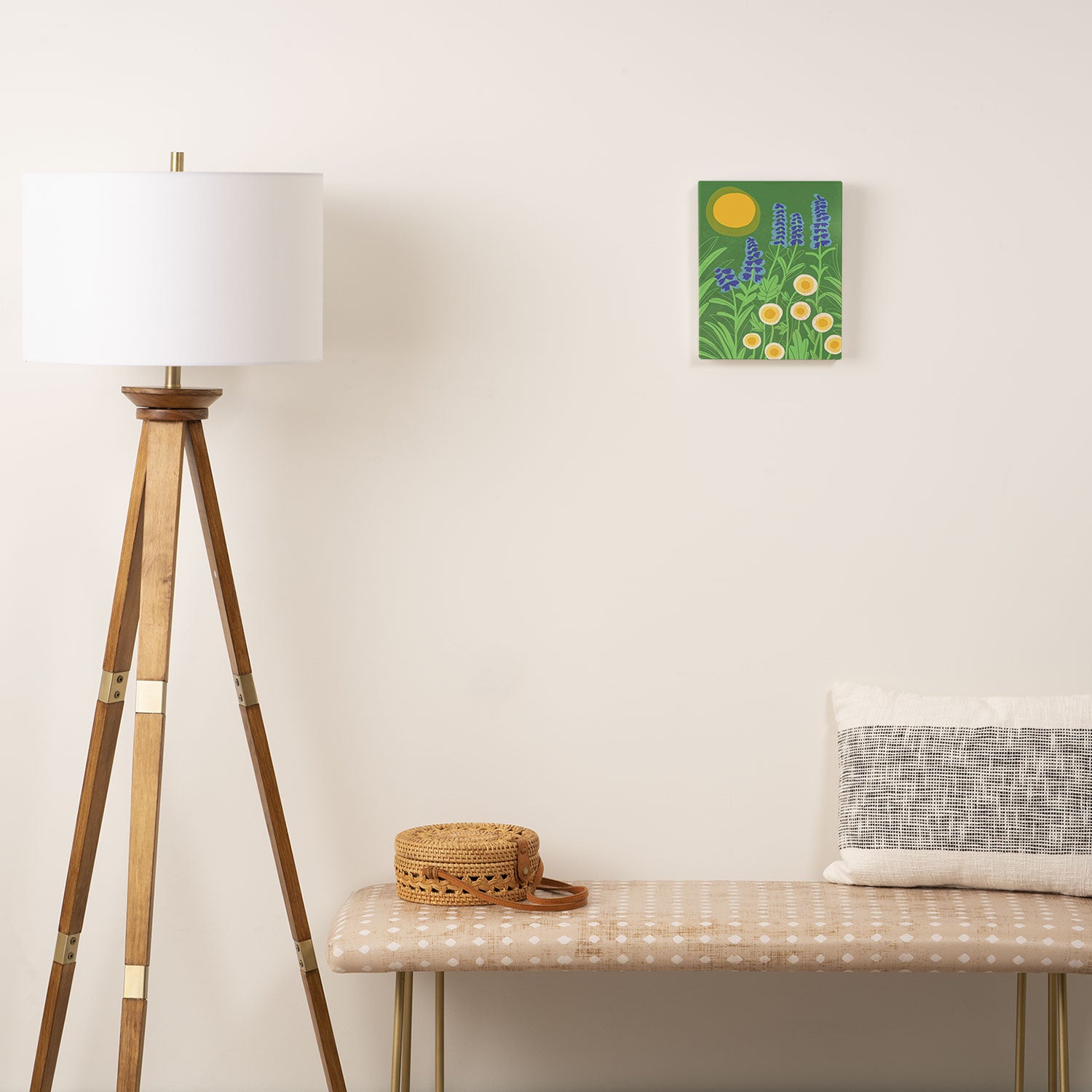 Morning in my garden Canvas Print Gallery Image 2