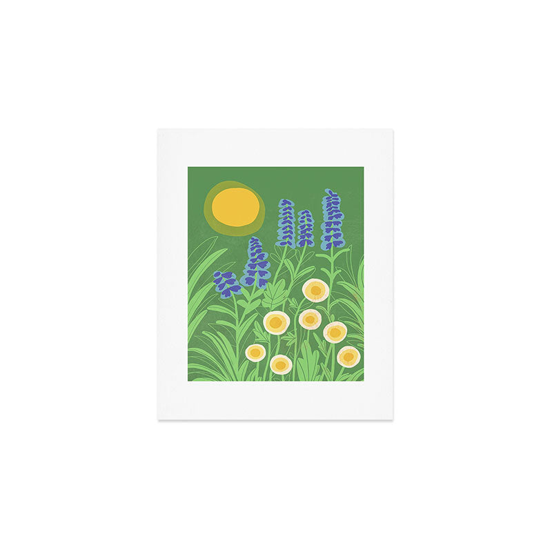 Morning in my garden Art Print Gallery Image 1
