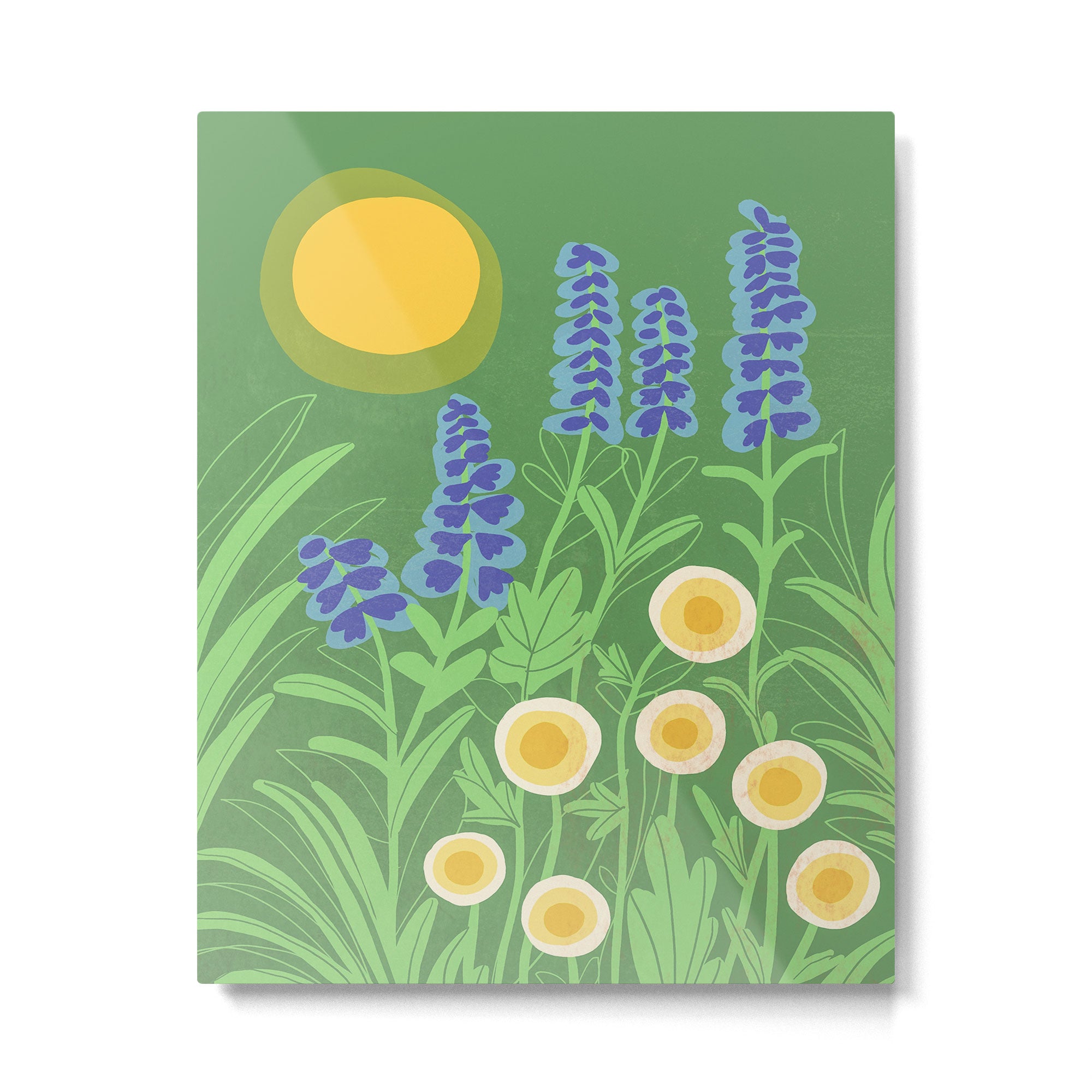 Morning in my garden Metal Print Gallery Image 6