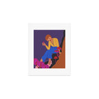 Mushrooms girl Art Print Gallery Image 1