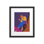 Mushrooms girl Framed Art Print Gallery Image 6