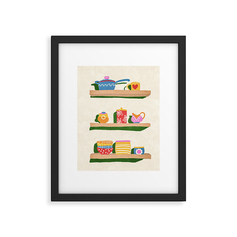 My favourite shelf Framed Art Print Gallery Image 4