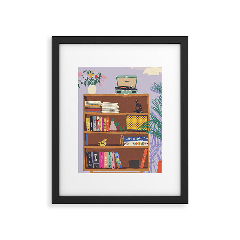My library Framed Art Print Gallery Image 4