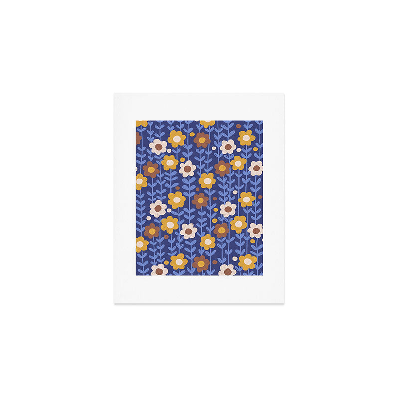 Navy blue Art Print Gallery Image 1