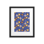 Navy blue Framed Art Print Gallery Image 6
