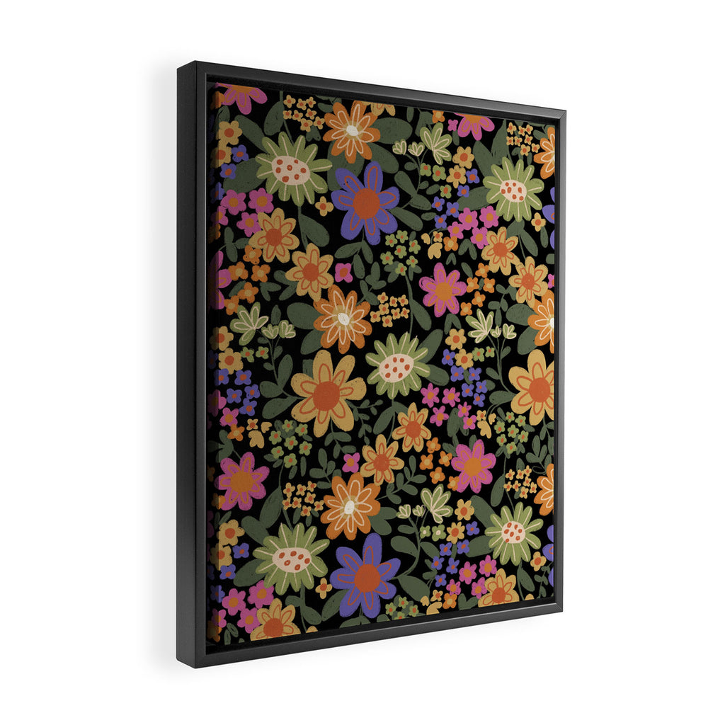New flora Framed Canvas Print Gallery Image 2