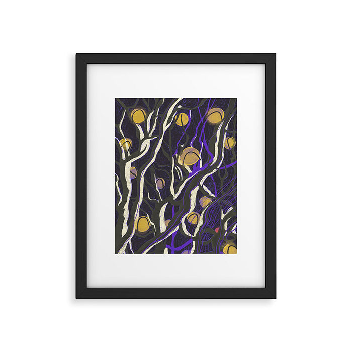 Night in the park Framed Art Print Gallery Image 1