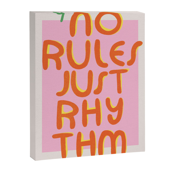 No rules just rhythm Canvas Print Gallery Image 1