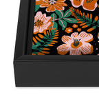 Orange flowers Framed Canvas Print Gallery Image 3