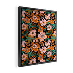 Orange flowers Framed Canvas Print Gallery Image 2