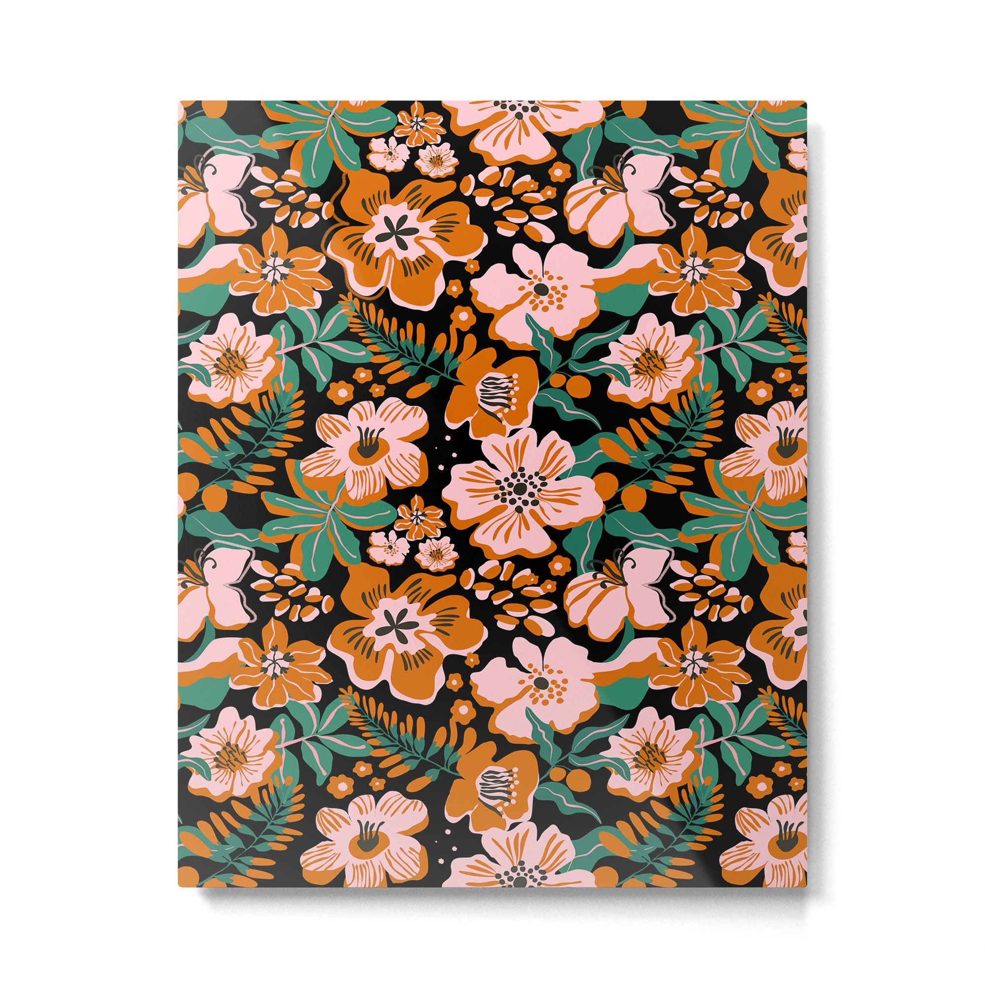 Orange flowers Metal Print Gallery Image 6