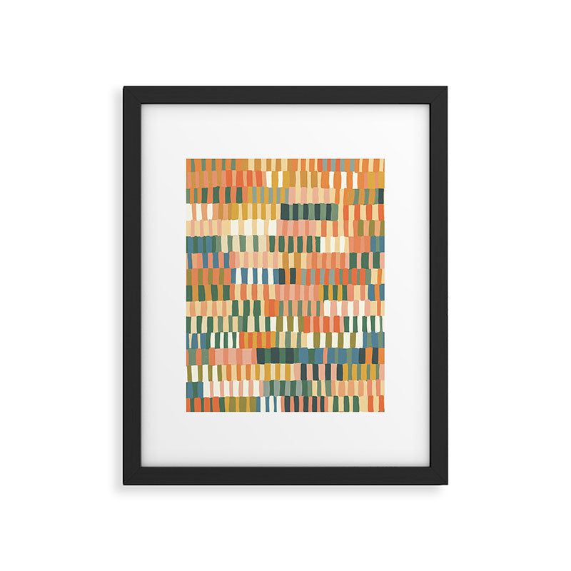 Pastel Mosaic #2 Framed Art Print Gallery Image 4