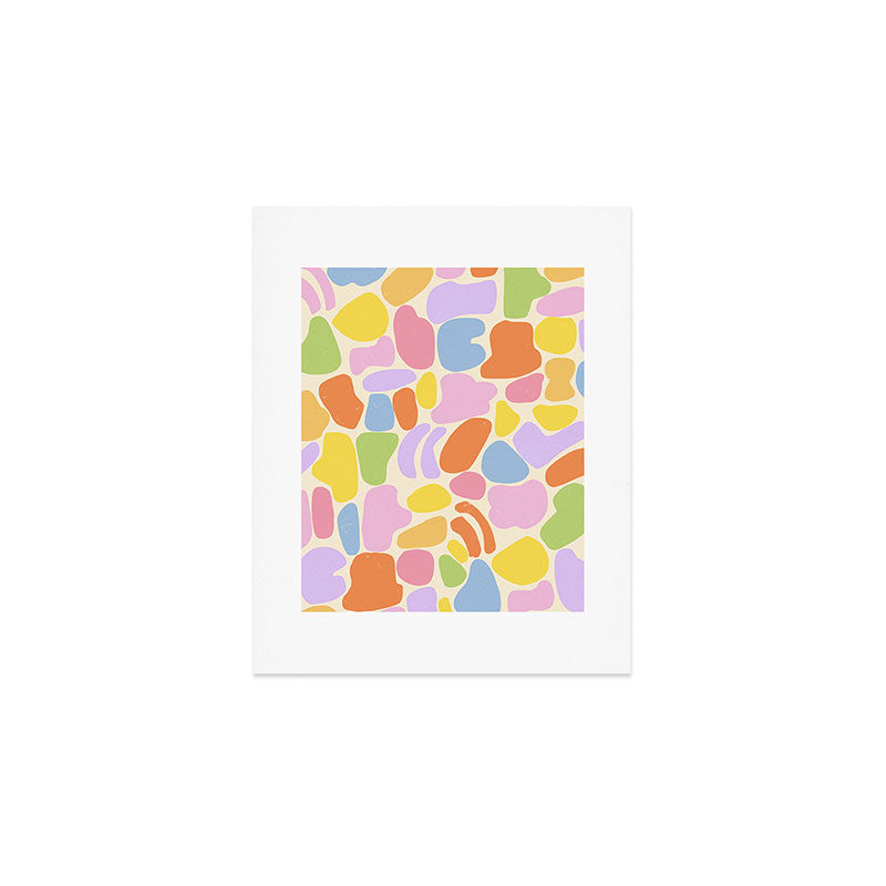 Pastel stones Art Print Gallery Image 1