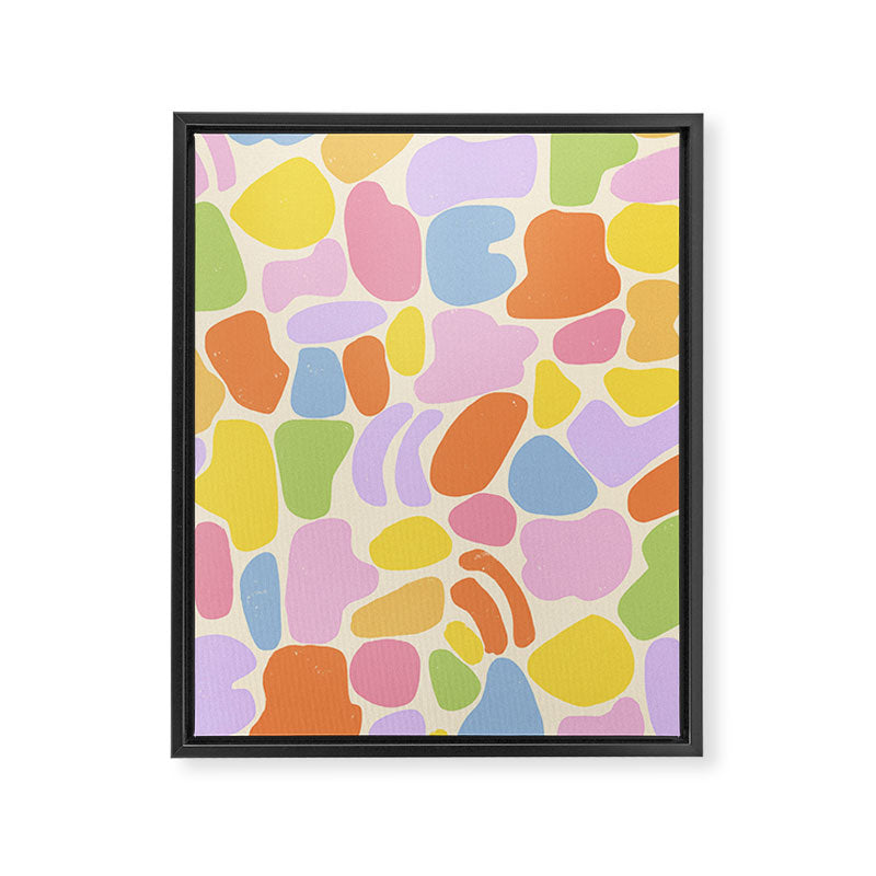 Pastel stones Framed Canvas Print Gallery Image 8