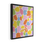 Pastel stones Framed Canvas Print Gallery Image 2