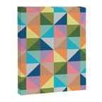 Pastel triangles Canvas Print Gallery Image 8