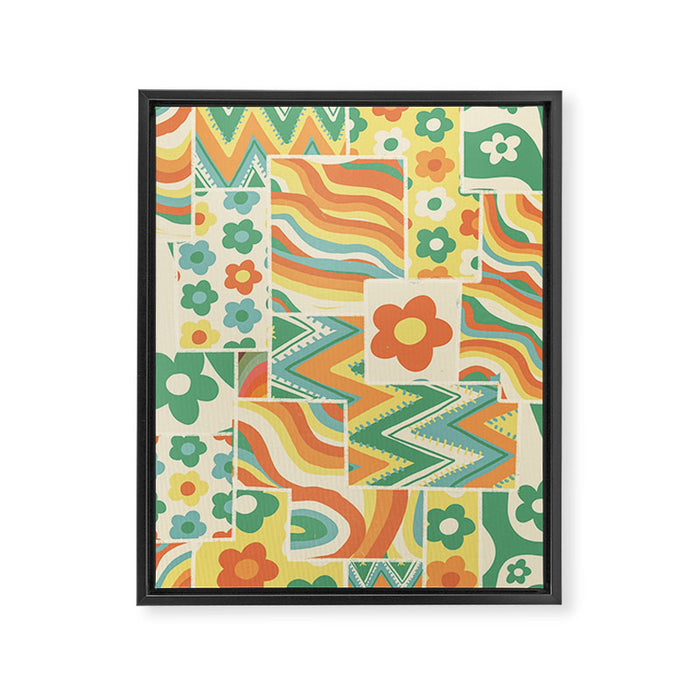 Patchwork #3 Framed Canvas Print Gallery Image 1
