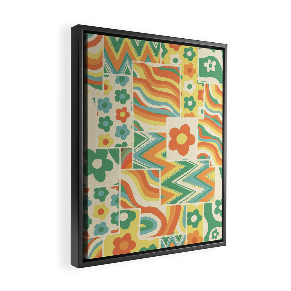 Patchwork #3 Framed Canvas Print Gallery Image 2