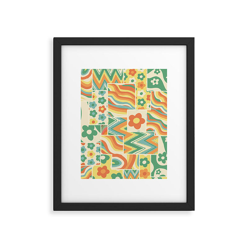 Patchwork #3 Framed Art Print Gallery Image 6