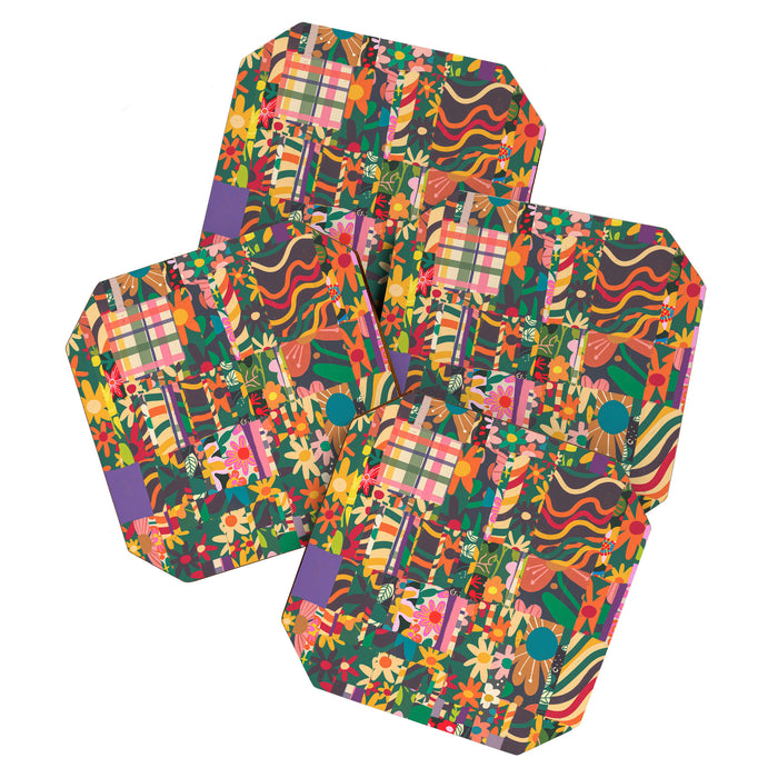 Patchwork #4 Coaster Gallery Image 1