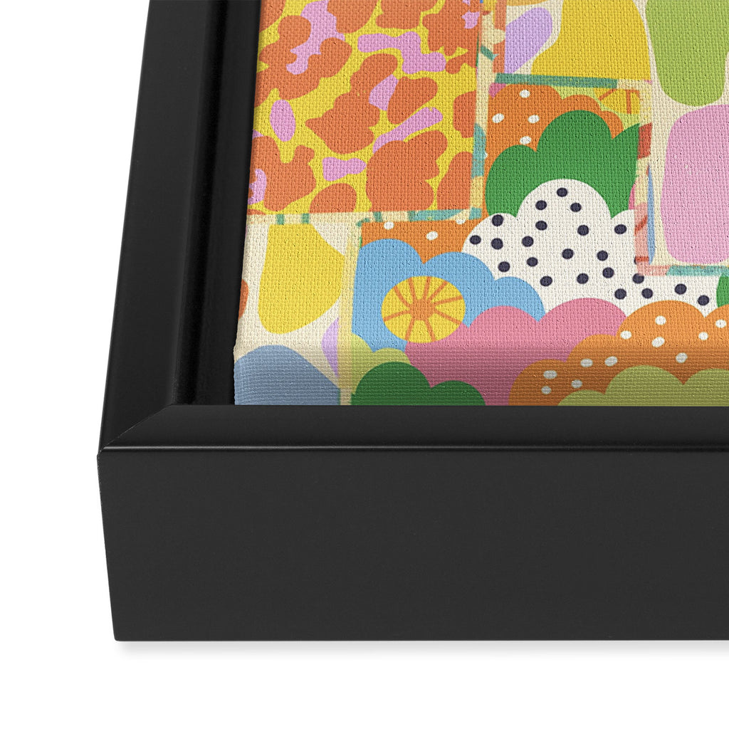 Patchwork#2 Framed Canvas Print Gallery Image 3