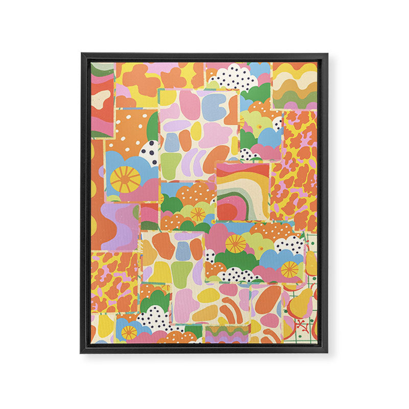 Patchwork#2 Framed Canvas Print Gallery Image 8